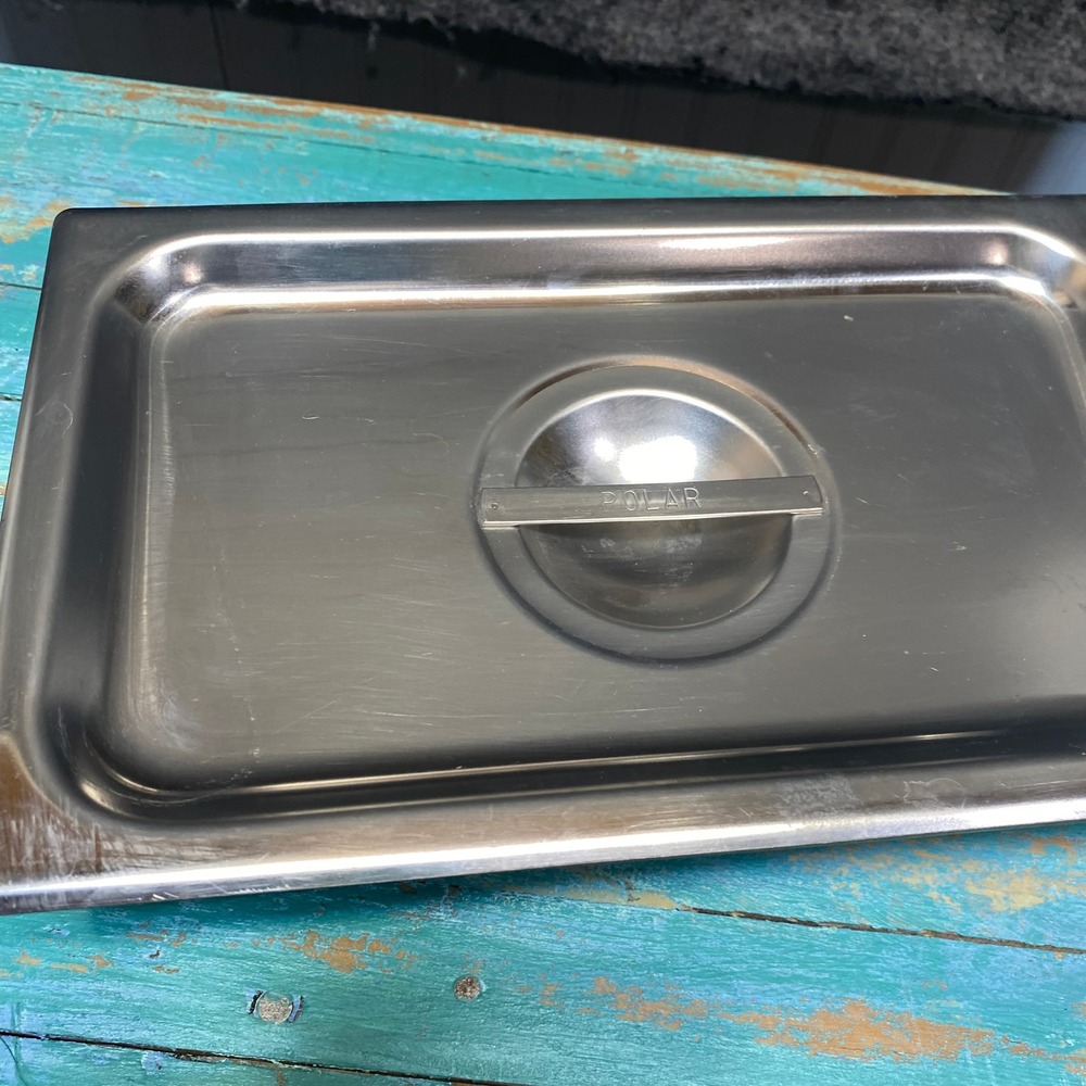 Vollrath Polar Ware Stainless Steel Steam Table Pan with NSF Lid 2 1/8 QT E402 - Picture 4 of 7